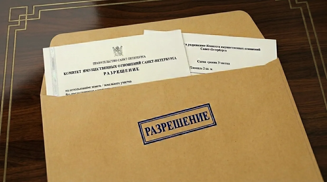 Разрешение Комитета имущественных отношений Санкт-Петербурга на использование земельного участка