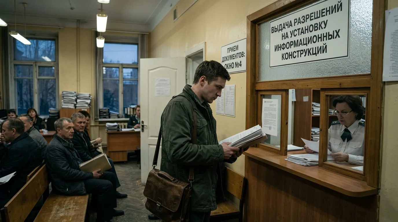Получение разрешения на установку стелы АЗС